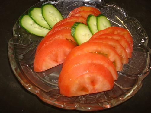 Tomato slice / green onion salad / vegetable salad (small)