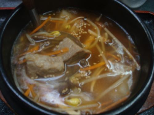 Calbi soup set meal