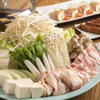 【 季節限定宴会 】 ちゃんこ鍋コース3,300円(飲み放題付4,800円税込)