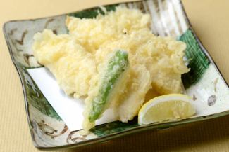 Chicken tempura (salt or tempura dashi)