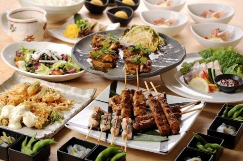 【時令宴會】春季宴會套餐 3,300日圓(含稅及暢飲4,800日圓)