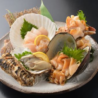 貝の贅沢盛合せ