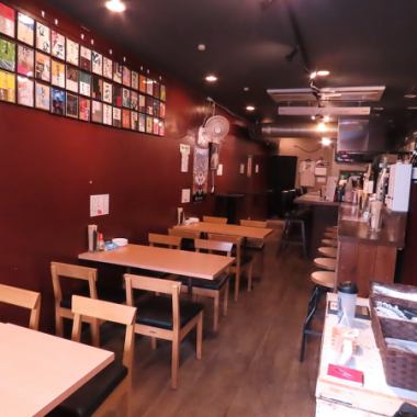 広々店内は【最大収容人数35名】！15名様以上で店内貸切も承っておりますので、大人数でのお集りや大型宴会のご予約の際は是非ご検討ください◎※15名様以下でも貸切可能な場合もございます！ご相談のりますので店舗までお問い合わせください♪