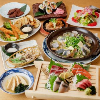 ◆夏の宴会◆≪立夏コース≫9品：4,000円(税込)♪120分飲み放題付