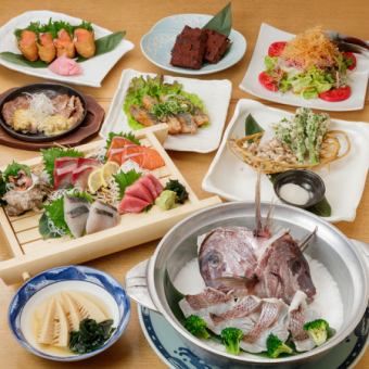 ◆夏の宴会◆≪清夏コース≫10品：5,000円(税込)<お造り5種>120分飲放付！