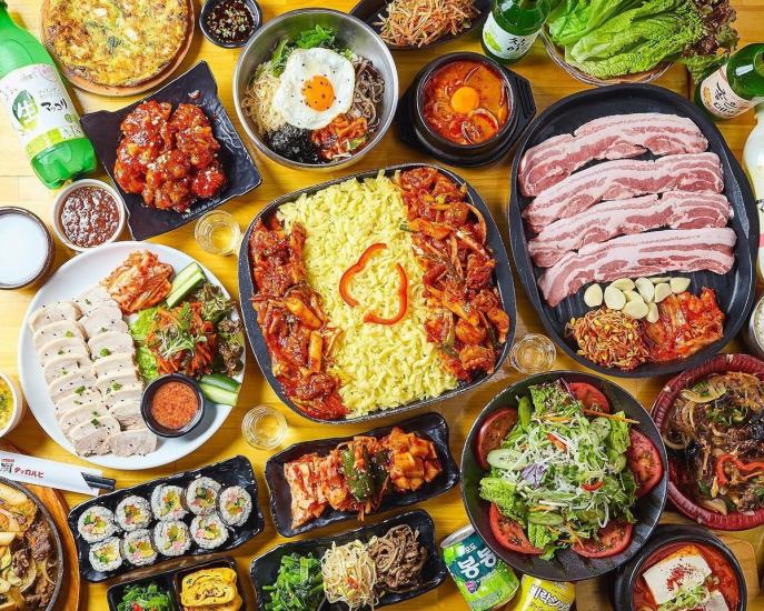 コロナ対策で換気抜群、お洒落で雰囲気のいい韓国料理屋