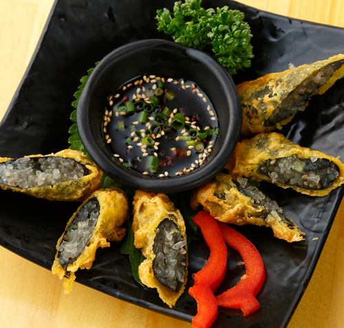 한국 김밥 튀김
