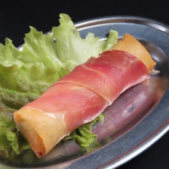 Wolf's Potato Salad Spring Rolls Wrapped in Prosciutto - 1 roll