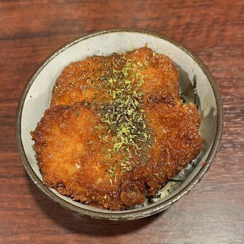 Mini sauce cutlet rice bowl