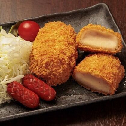 Gooey crab cream croquette