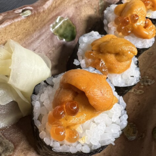 [薄卷] Uni ikura maki