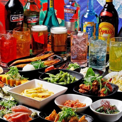 【 ３時間食べ飲み放題⇒２７２８円 】追加料金一切なし!!★☆いつでも利用OK☆★