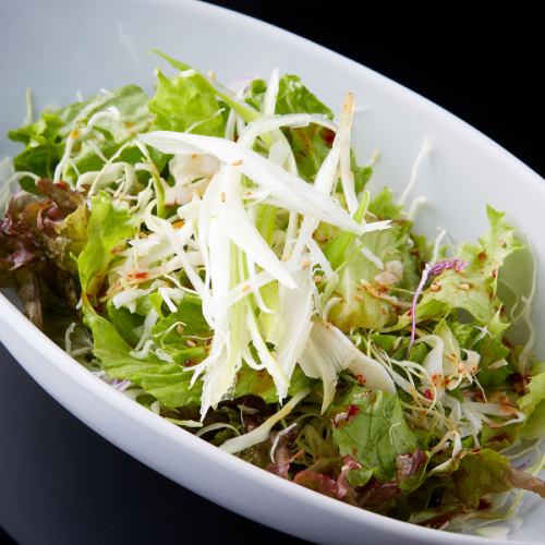 Korean Choregi Salad / Avocado and Bacon Caesar Salad