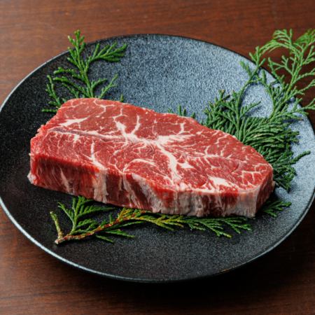 厚切りミスジステーキ