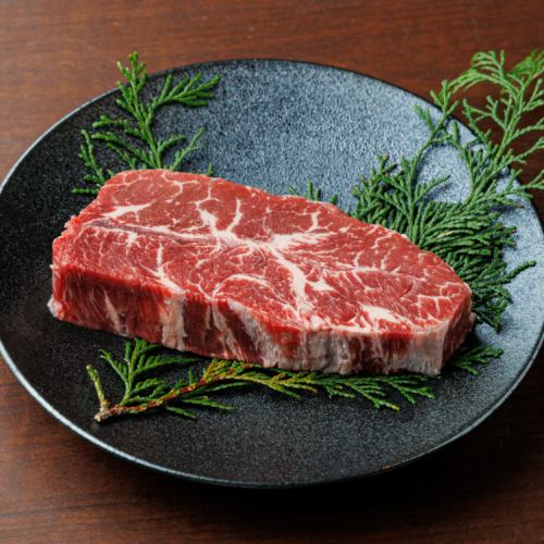 厚切りミスジステーキ