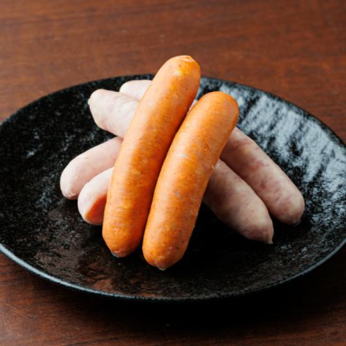 茶美豚ソーセージ盛り合わせ