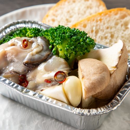 牡蠣のアヒージョ