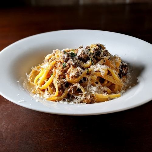 Beef and porcini mushroom ragu sauce