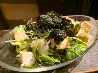 明太子と豆富のアヒージョ