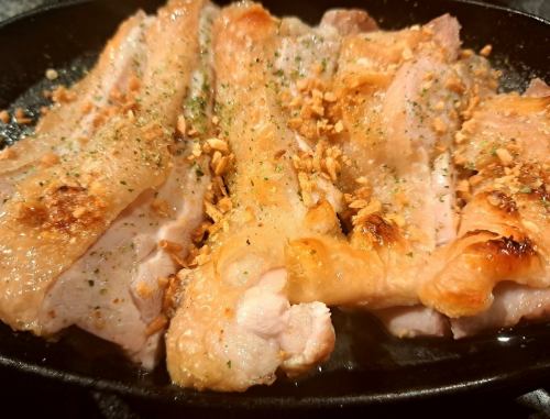 国産新鮮鶏のガーリックチキンステーキ