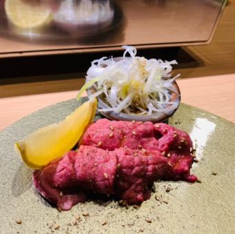 Thick sliced beef tongue