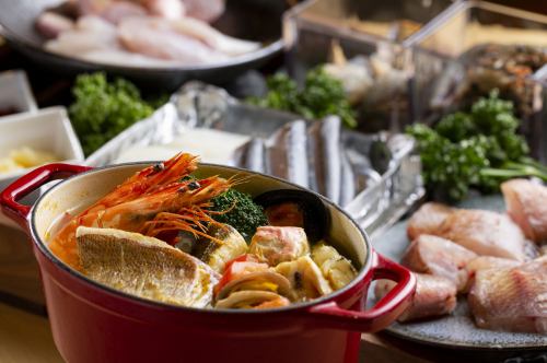 Seafood pot