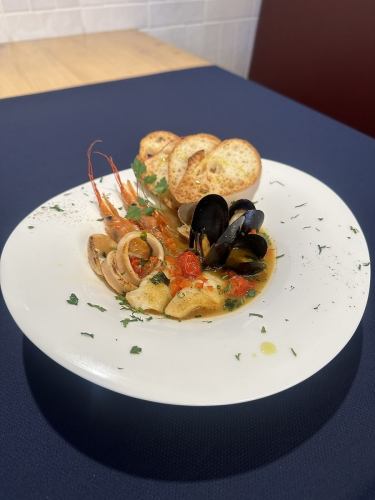 Cacciucco, Italian seafood stew