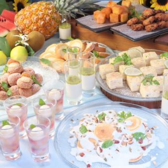 【8/1～31限定Lunch 】Mid‐Summer 選べるメイン～トロピカルデザートスペシャル～