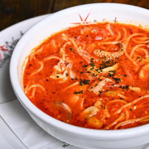Famous midnight spaghetti