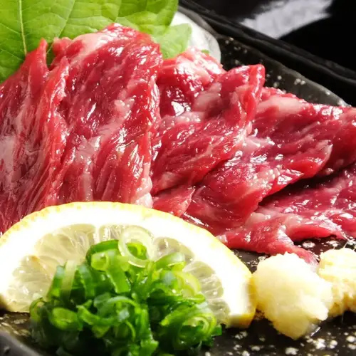 とろける自慢の馬刺し
