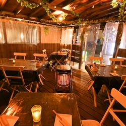 Our popular terrace seats are perfect for the coming season! Enjoy delicious Totochee food and your favorite drinks on the open terrace!!!