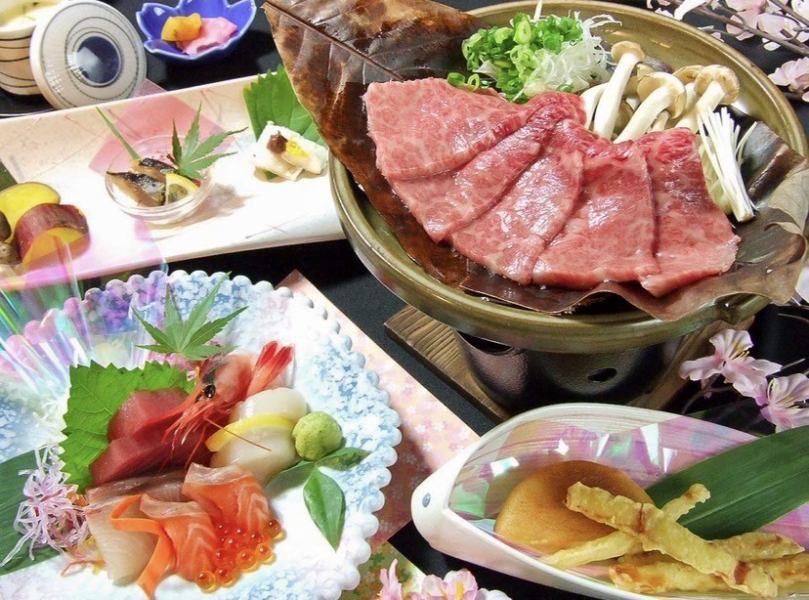 Gifu's famous "Hida beef" and local sake are also popular! We also have a full menu that even those who don't drink can enjoy!