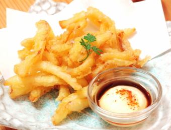 さきいかの天婦羅　一味マヨ醤油