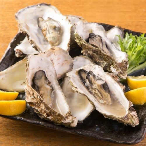 Texture of oysters !! [Steamed oysters from Hokkaido] You can order from 1 piece.