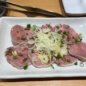 しっとりタン刺しねぎポン酢(塩ゴマ油又ポン酢)