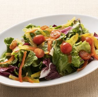 Garden-style salad with various vegetables
