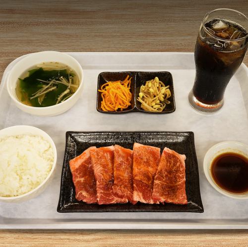 黒毛和牛ロース焼肉定食★1,210円(税込)