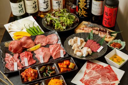 ずんぐり「贅沢」コース 全17品/6,000円(税込)