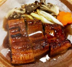 Grilled eel and toban