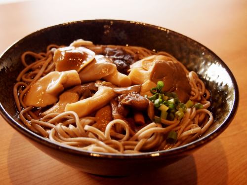 Mushroom soba/udon (hot/cold)