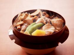 Mushroom pot rice *Single item (includes instant soup and pickles)