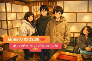 大雪の中ご来店でした