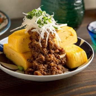 和牛時雨煮と厚焼き卵