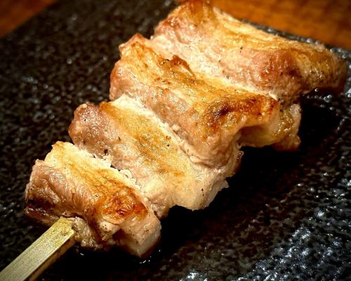 Thickly sliced Mikawa pork belly