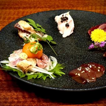 [Reservation required] Limited to one group per day, the "Ayadori Course (15 dishes)" is a course that offers everything you could ask for.