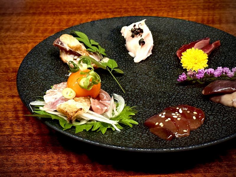 [Limited to one group per day] "Ayatori Course" Enjoy Nagoya Cochin chicken tataki and authentic yakitori!