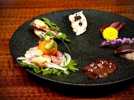 [Reservation required] Limited to one group per day, the "Ayadori Course (15 dishes)" is a course that offers everything you could ask for.