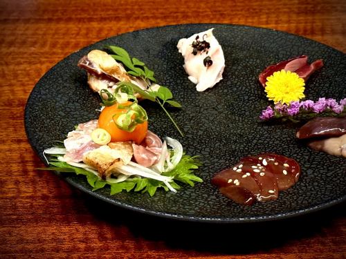 [Limited to one group per day] "Ayatori Course" Enjoy Nagoya Cochin chicken tataki and authentic yakitori!