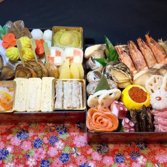 ◎◎Ryoutei's handmade fresh New Year's feast◎◎ "Bamboo" 3-4 servings