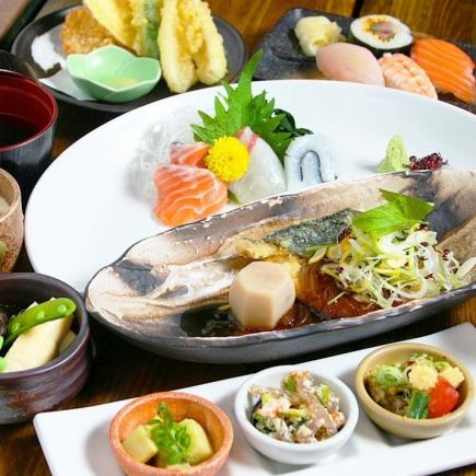 【個室確約！】個室の和のフルコース一人一皿！お料理全９品3300円（税込）＊お料理のみ